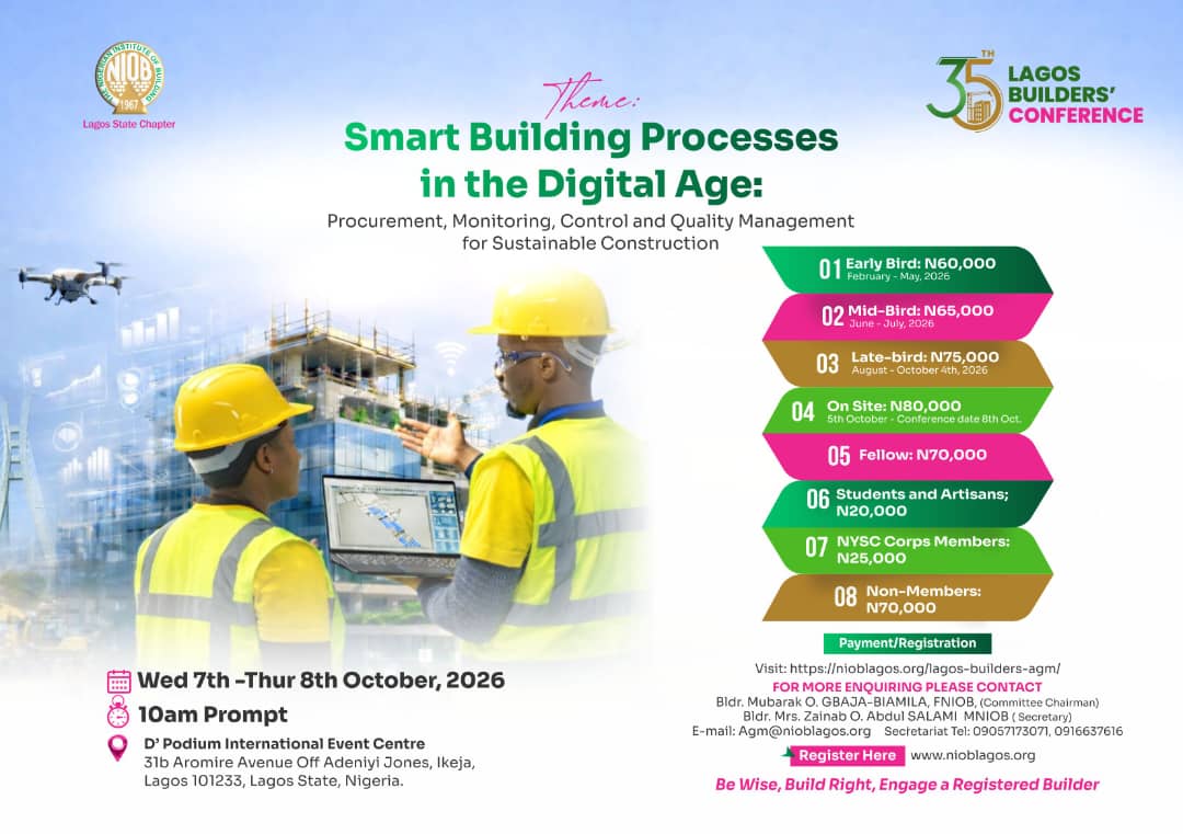 35th Lagos Builders' Conference & AGM